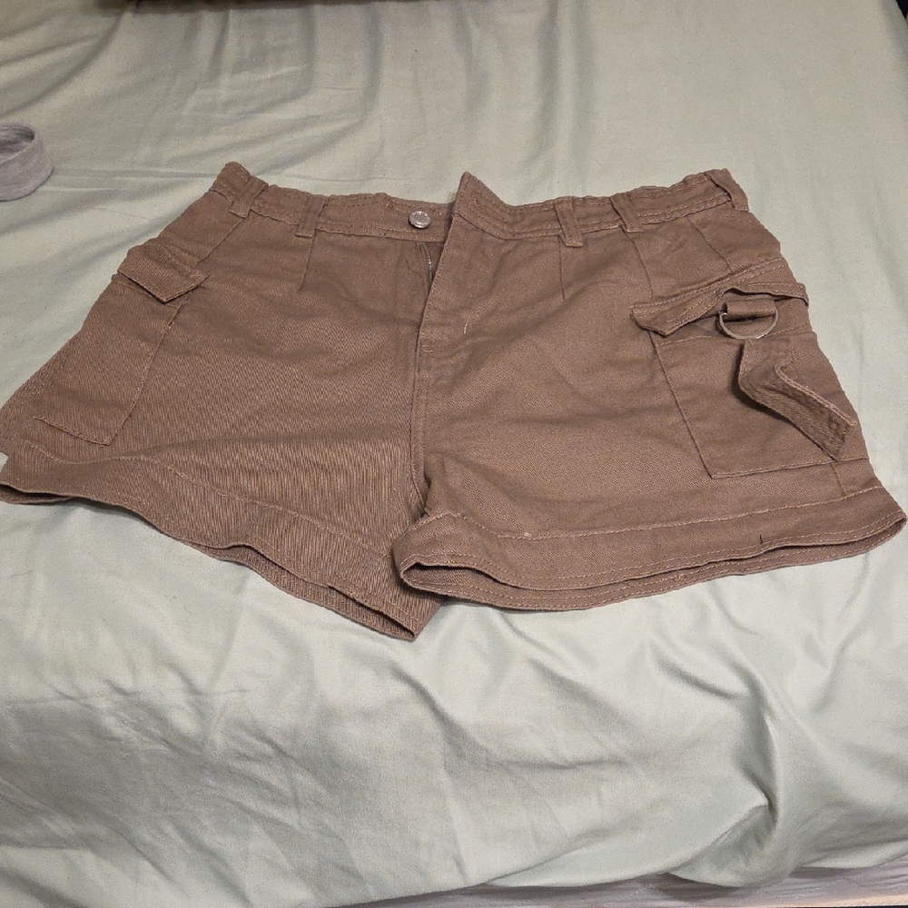 Angel Kiss Tan Women's Cargo Shorts